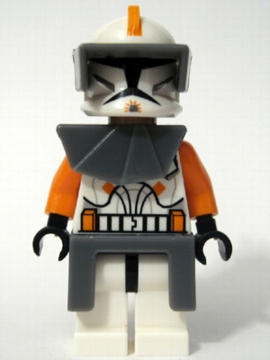LEGO Minifigure -- Commander Cody with Pauldron and Kama-Star Wars / Star Wars Clone Wars -- SW0196 -- Creative Brick Builders
